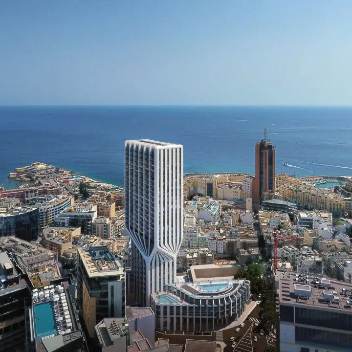 Mercury Towers Property Development in St Julian's Malta