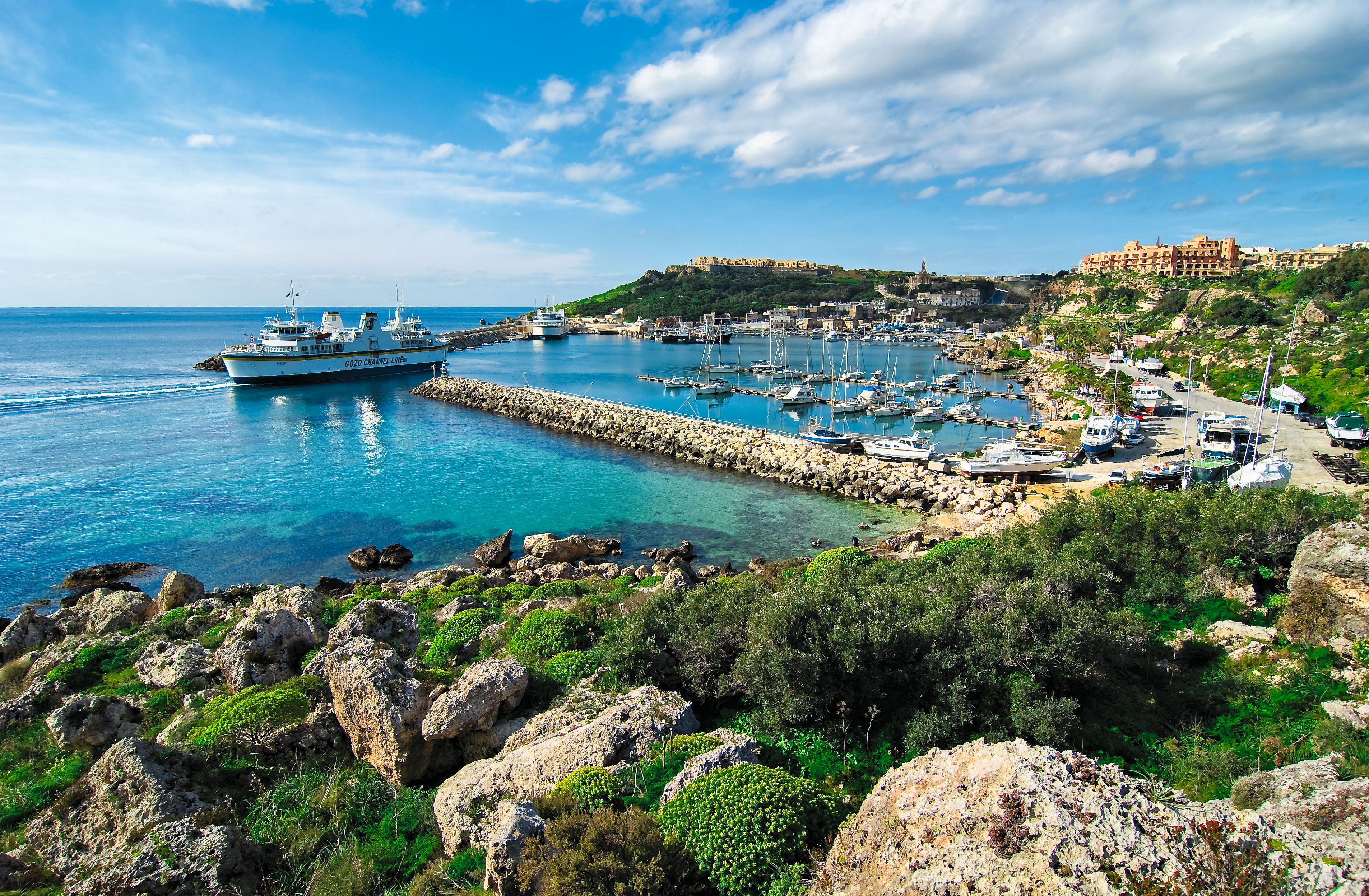 Mgarr Harbour in Gozo