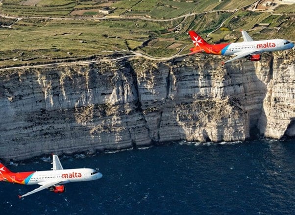 Malta airplane