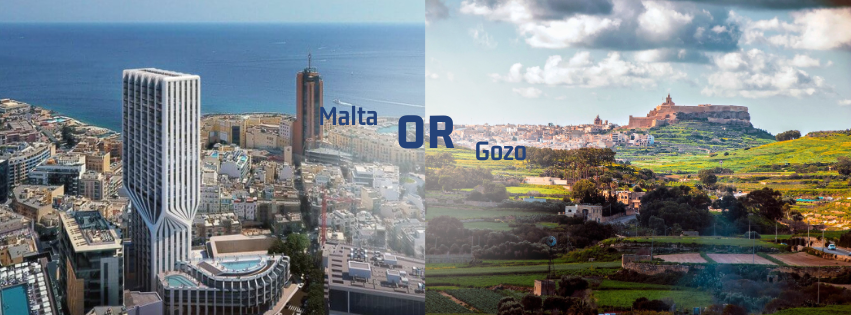 difference between living in Malta or Gozo