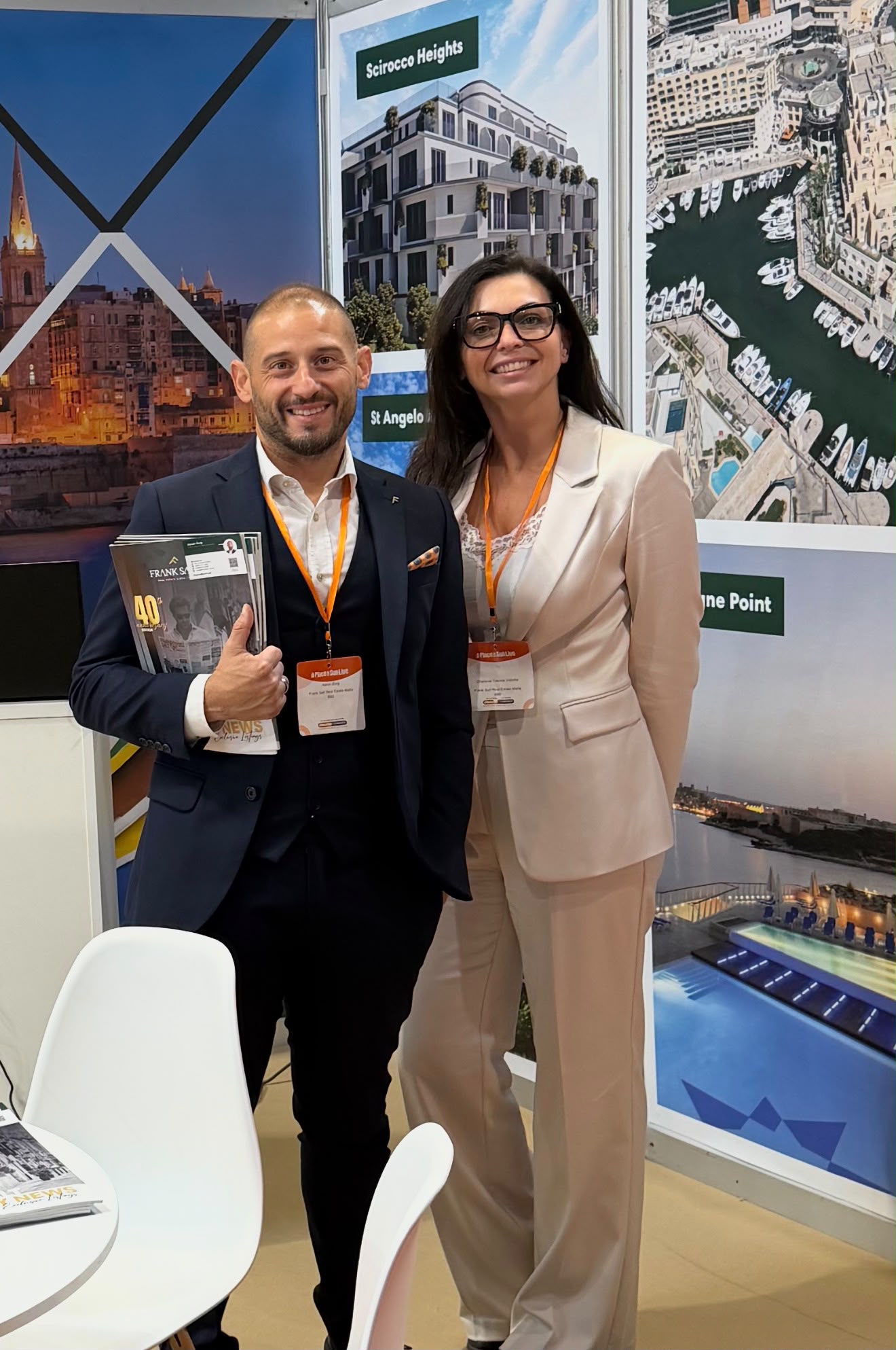 Frank Salt Real Estate showcasing property opportunities in Malta and Gozo at A Place in the Sun Live Birmingham