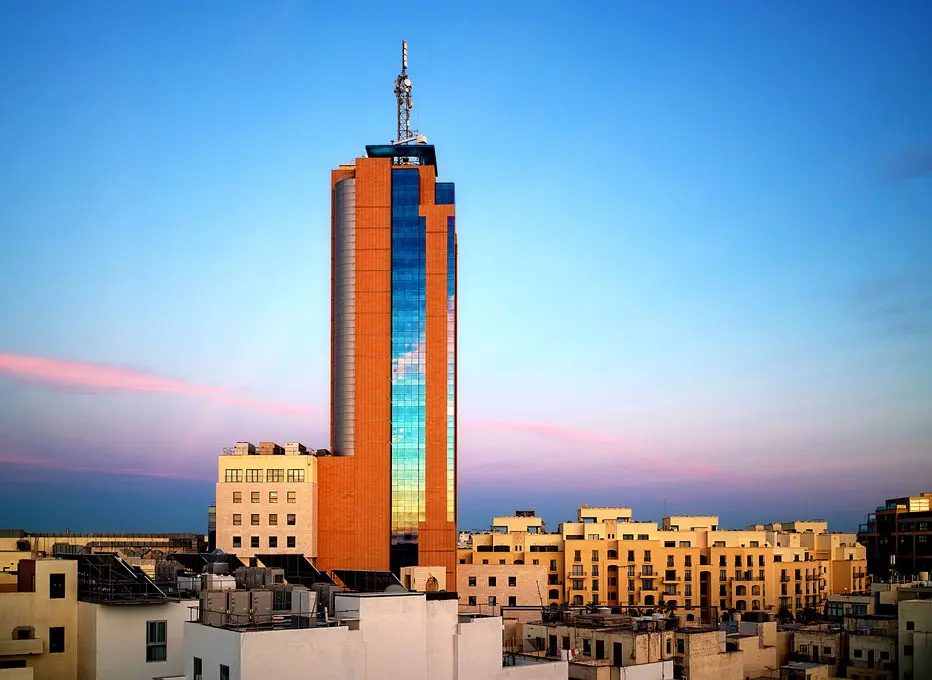 Portomaso Business Tower in St Julian's Malta