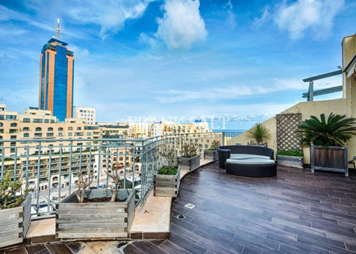 Portomaso, Furnished Penthouse